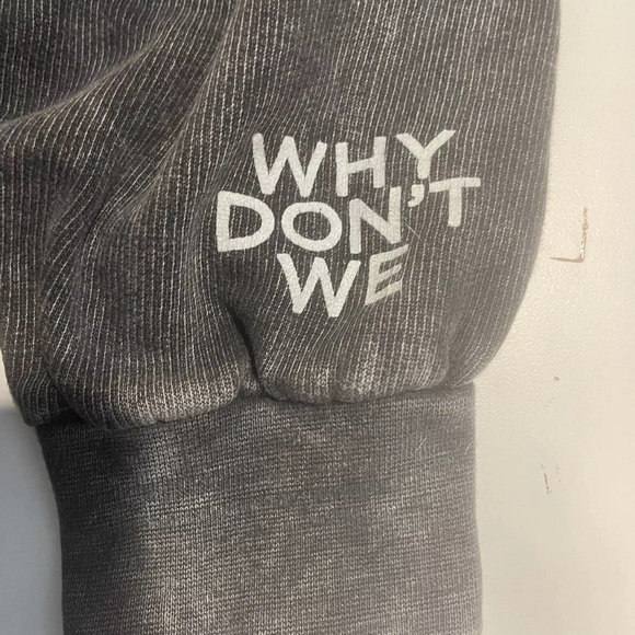 Why Don’t We Merch Boy Band S “The Invitation Tour” Hoodie Gray Sweatshirt - Picture 5 of 12